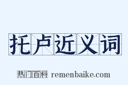 托卢近义词是什么意思的图片